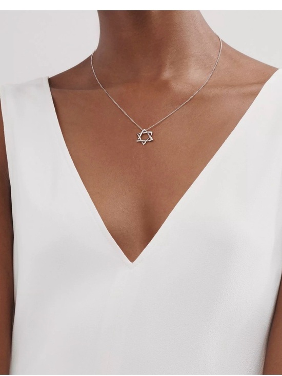 Tiffany & Co. Jewelry - Tiffany & Co. Sterling Silver Star of David with Certificate of Authenticity.